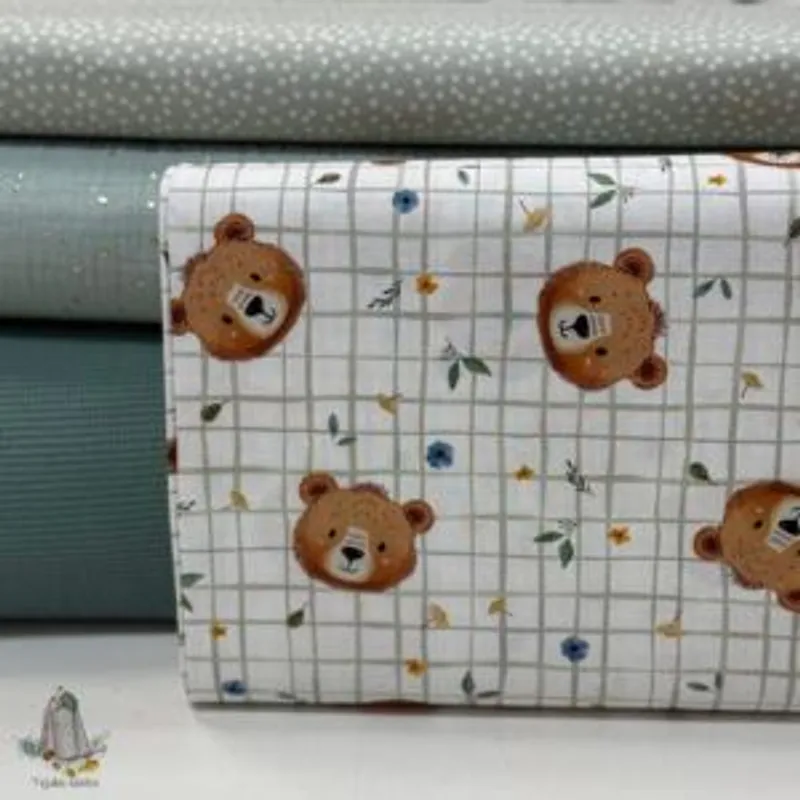 Muestra de tela Estampado Ositos