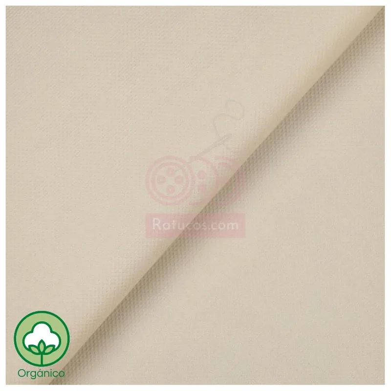 Muestra de tela Piqué Beige