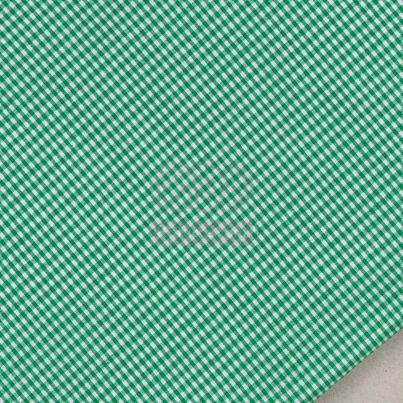 Muestra de tela Vichy 2 cm Verde